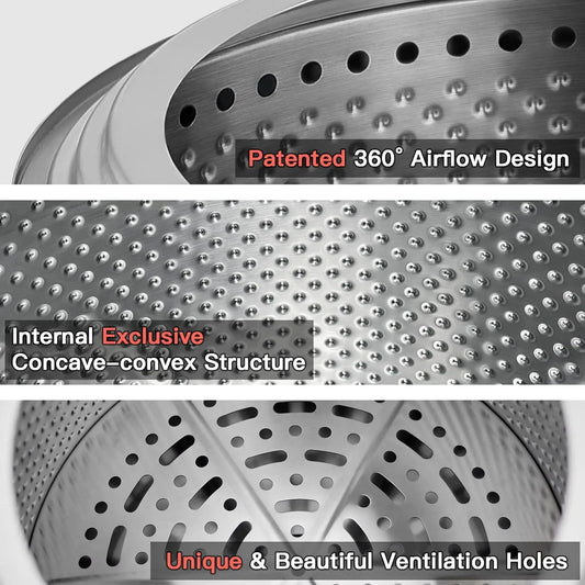 Portable Smokeless Stainless Steel Fire Pit with Ash Pan