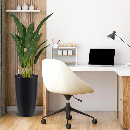 16" or 22" Tall Self Watering Plant Pot Set with Built-In Drainage