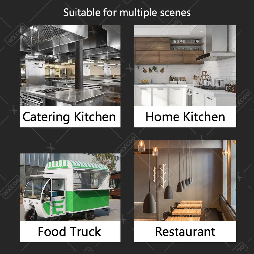 8PCS Stainless Steel Professional Chef Kitchen Knife Set