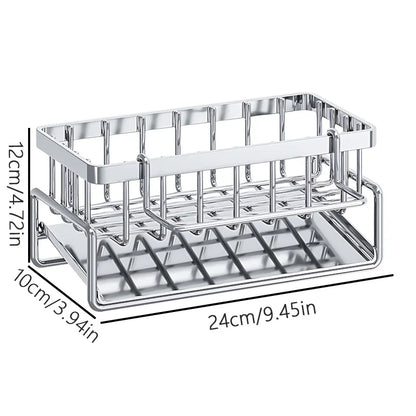 Over-Sink Kitchen Organizer - Stainless Steel