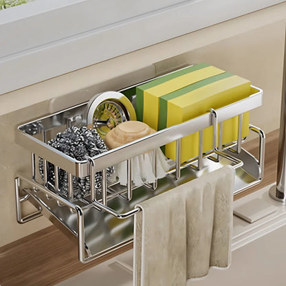 Over-Sink Kitchen Organizer - Stainless Steel
