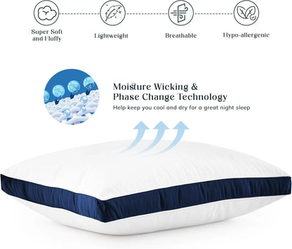 Luxury Bed Pillows- Set of 2