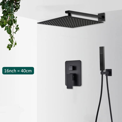 Embedded Shower Faucet Set with Tub Spout
