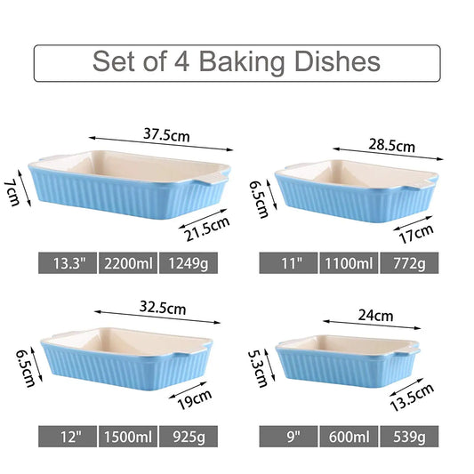 4-Piece Baking Set (9"/11"/12"/13.3")