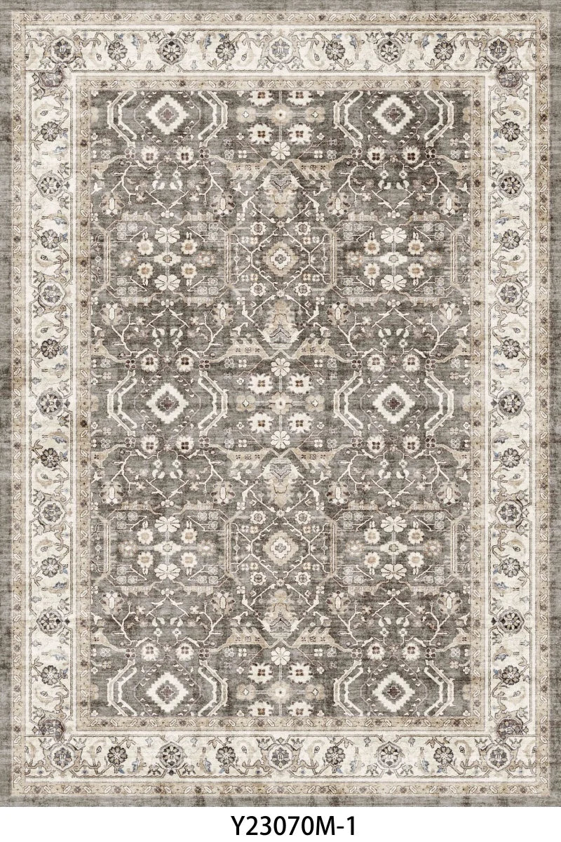 Vintage Washable Turkish Area Rug