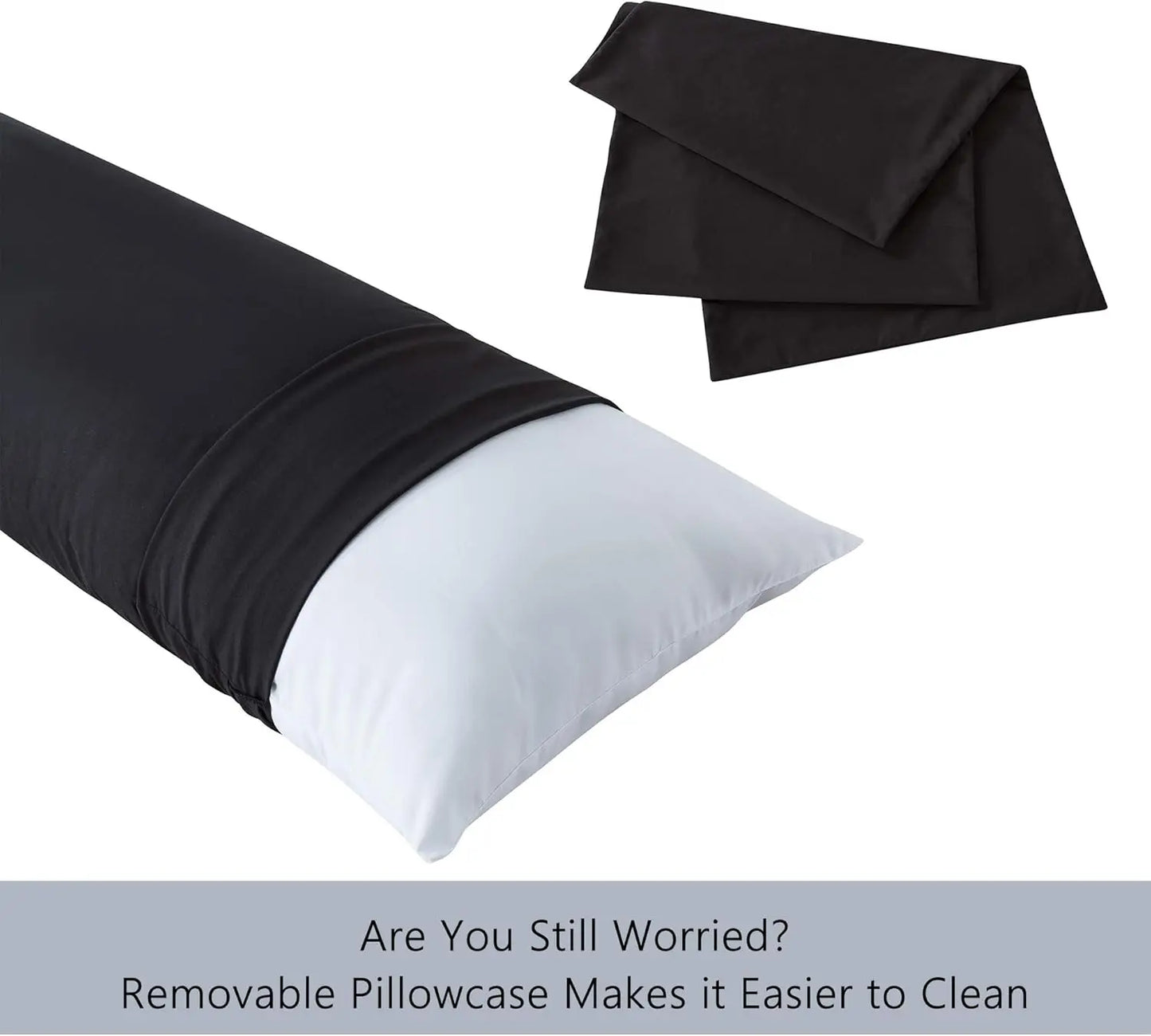 20x54 Inch Body Pillow with Pillowcase