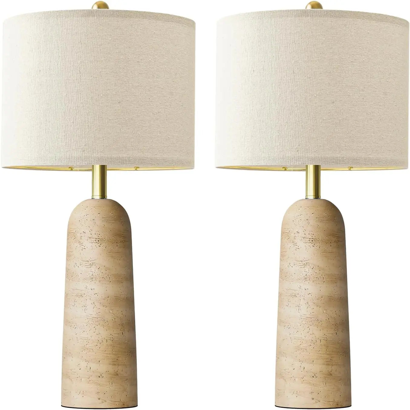 Modern Table Lamp, Set of 2 with Shades