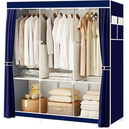 Portable Closet Storage Organizer Clothes Wardrobe