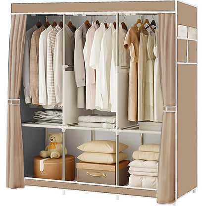 Portable Closet Storage Organizer Clothes Wardrobe