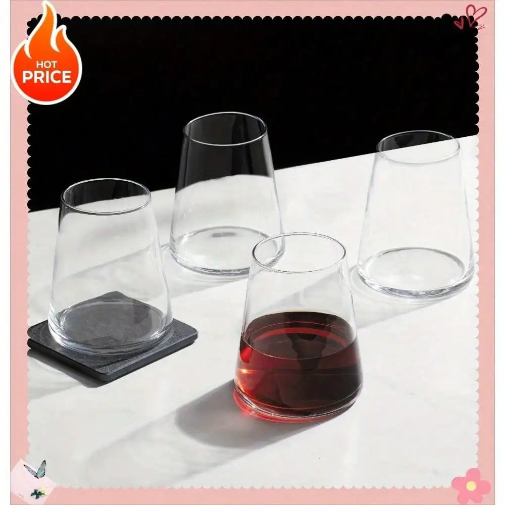 4-pack Stemless Wine Glasses - 17 oz
