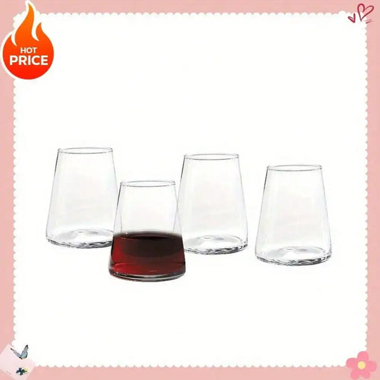 4-pack Stemless Wine Glasses - 17 oz
