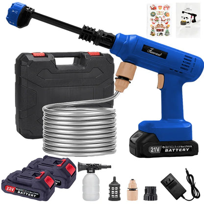 Cordless High Pressure Washer Portable Electric Pressure Washer w/Hose