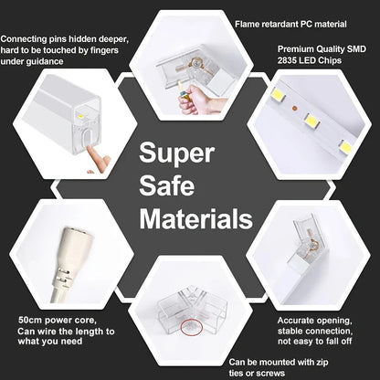 Hexagon LED Tube Lighting for Garage, Shop, Office