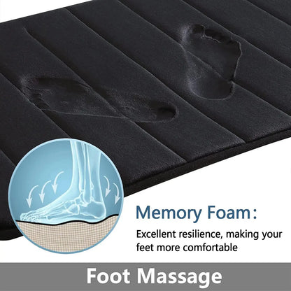 Super Absorbent Memory Foam Bathroom Carpets