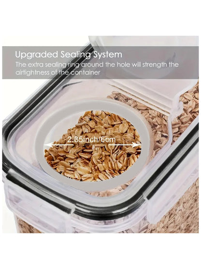 4pcs Large Airtight  Food Storage Containers With Lids