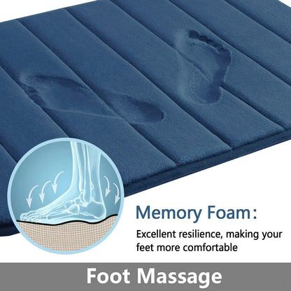 Super Absorbent Memory Foam Bathroom Carpets