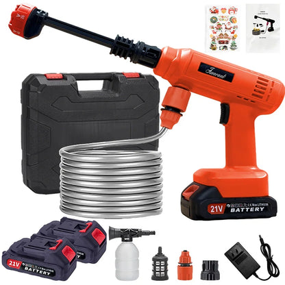 Cordless High Pressure Washer Portable Electric Pressure Washer w/Hose