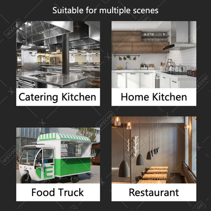 8PCS Stainless Steel Professional Chef Kitchen Knife Set