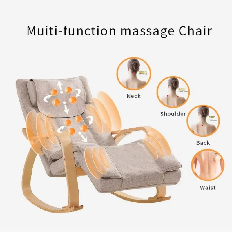 Ergonomic Massage Rocker Recliner Chair with Heat And Vibration