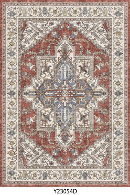 Vintage Washable Turkish Area Rug