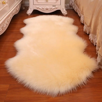 Luxurious Faux Fur Sheepskin Rug or Throw