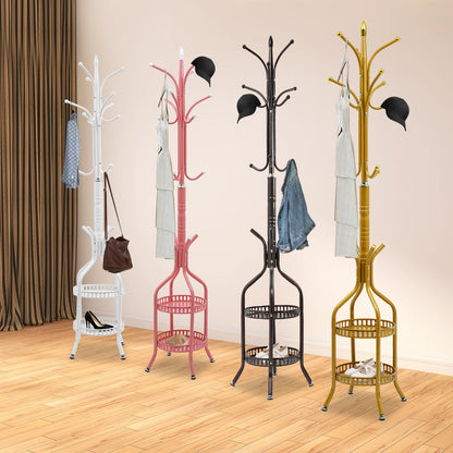 Free Standing Iron Coat Rack