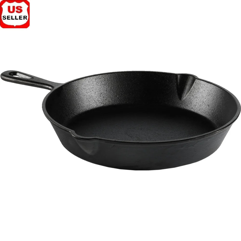 Pre-Seasoned  10.5 Inch Cast Iron Skillet