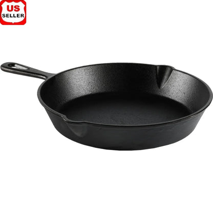 Pre-Seasoned  10.5 Inch Cast Iron Skillet