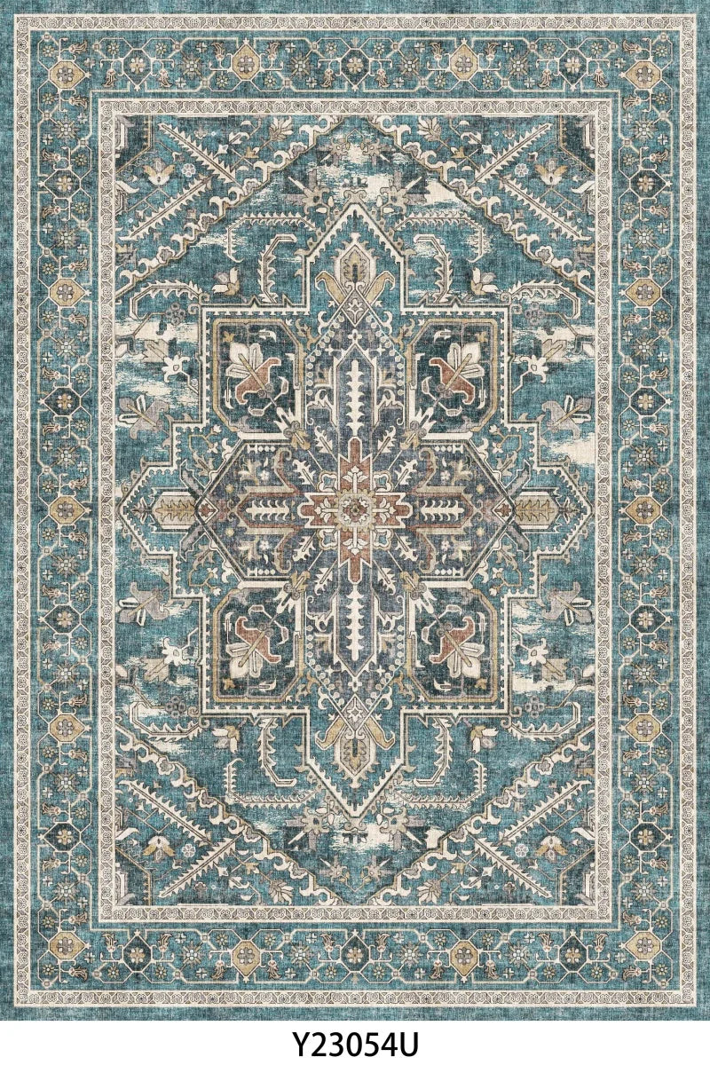 Vintage Washable Turkish Area Rug