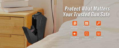 Steel Firearms Case with Advanced Biometric Quick Access