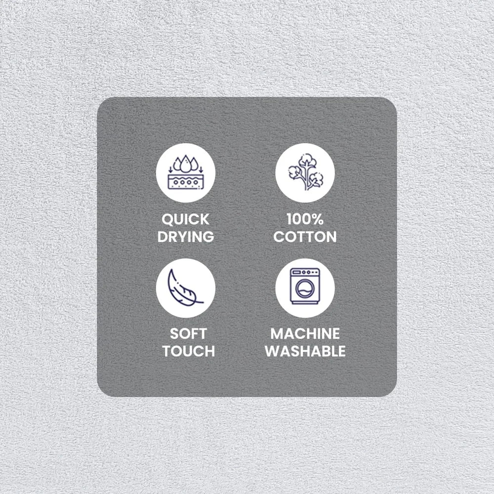 10 Piece Quick Dry, Soft, Absorbent, Cotton Towel Set