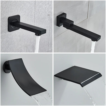 Embedded Shower Faucet Set with Tub Spout
