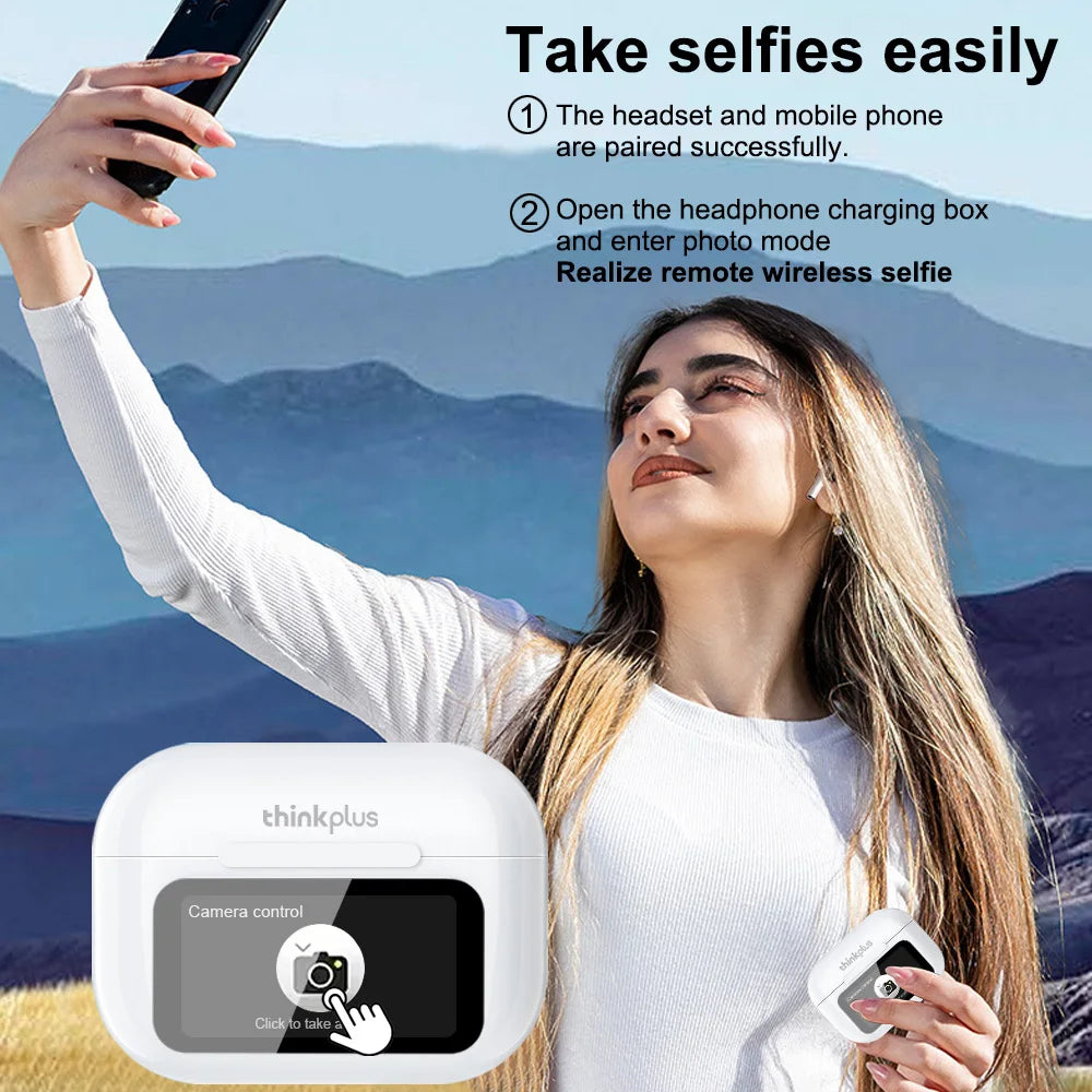 Wireless Bluetooth Earphones ANC Noise Reduction (with Touch Screen) Earbuds