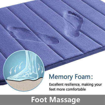 Super Absorbent Memory Foam Bathroom Carpets
