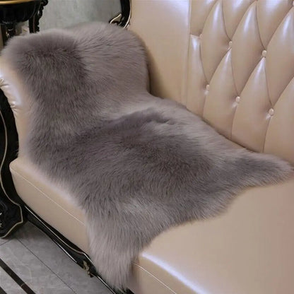 Luxurious Faux Fur Sheepskin Rug or Throw