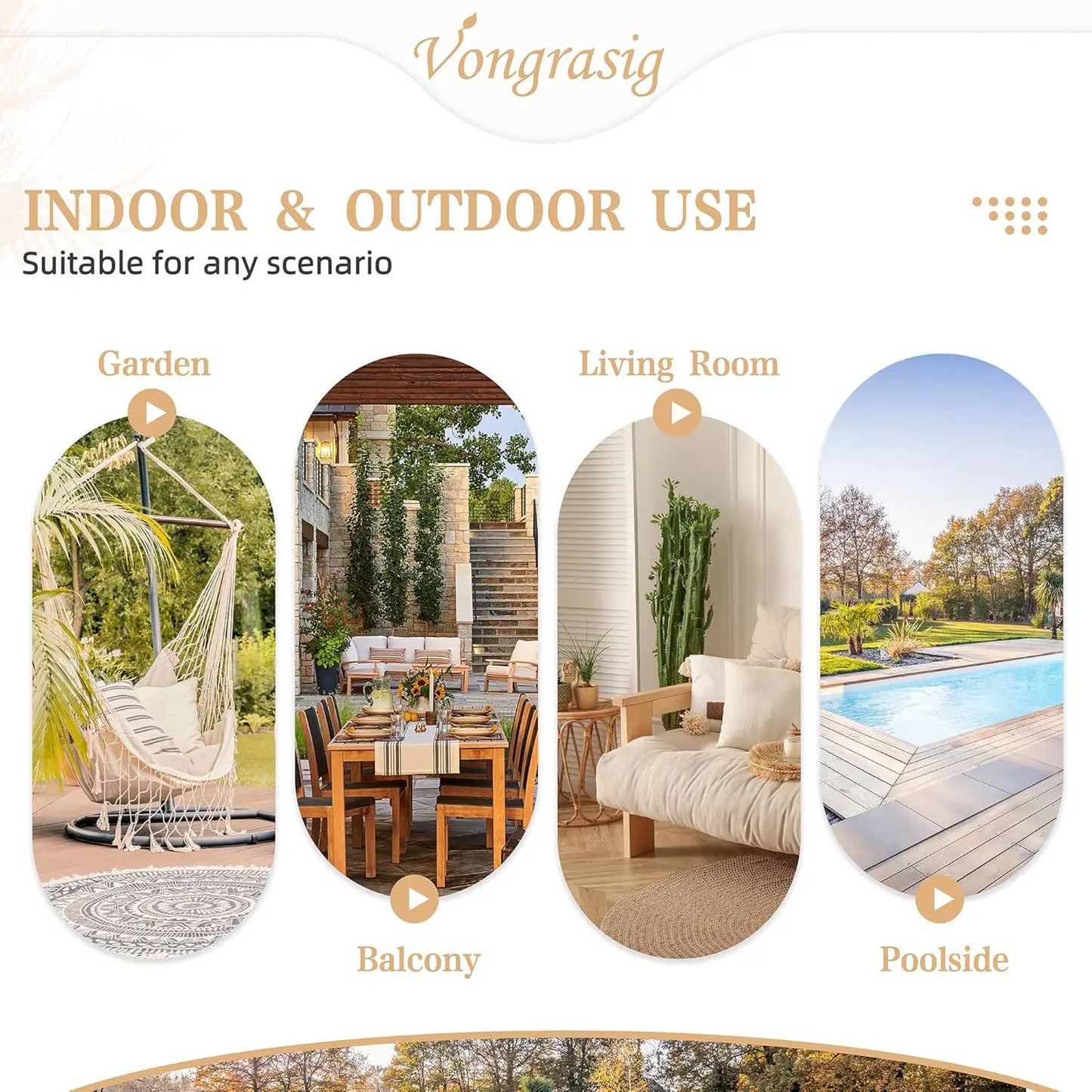 Outdoor/Indoor Egg Chair with Cushion