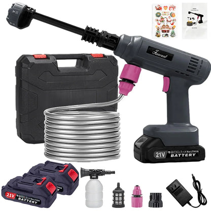 Cordless High Pressure Washer Portable Electric Pressure Washer w/Hose