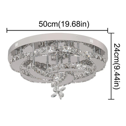Modern Dimmable LED Luxury Crystal Chandelier
