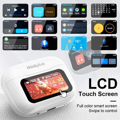 Wireless Bluetooth Earphones ANC Noise Reduction (with Touch Screen) Earbuds