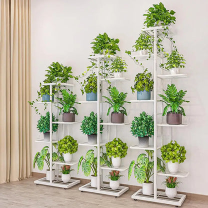 7 Tier 8 Potted Metal Plant Stand Indoor/Outdoor