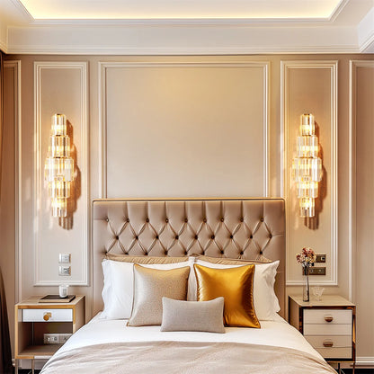 Multi-Layer Crystal Sconce