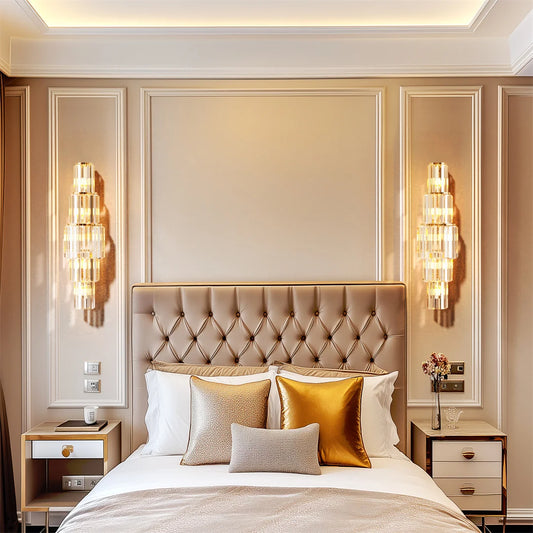 Multi-Layer Crystal Sconce