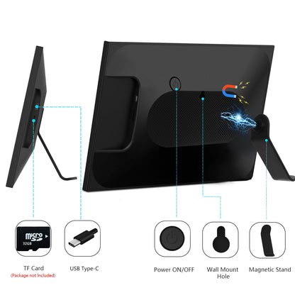 32GB 10.1 Inch Smart Digital Photo Frame LCD Touch Screen,