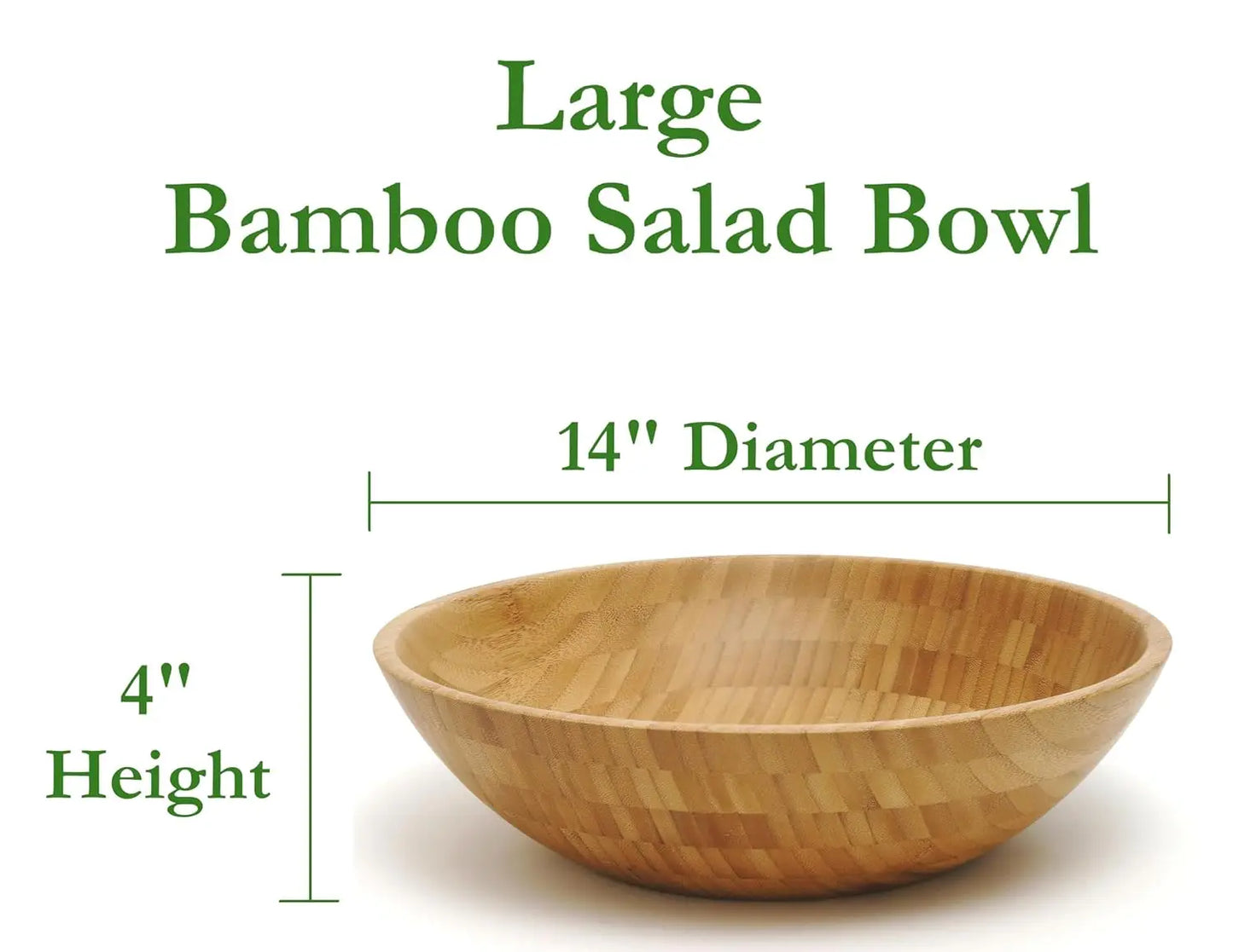 Large Eco-Friendly Bamboo Serving Dish
