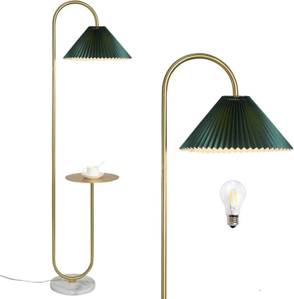 Modern Floor Lamp with Tray and Footswitch