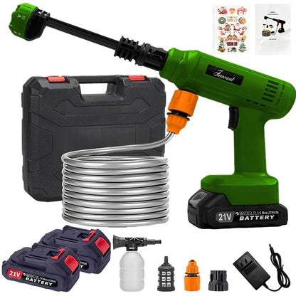 Cordless High Pressure Washer Portable Electric Pressure Washer w/Hose