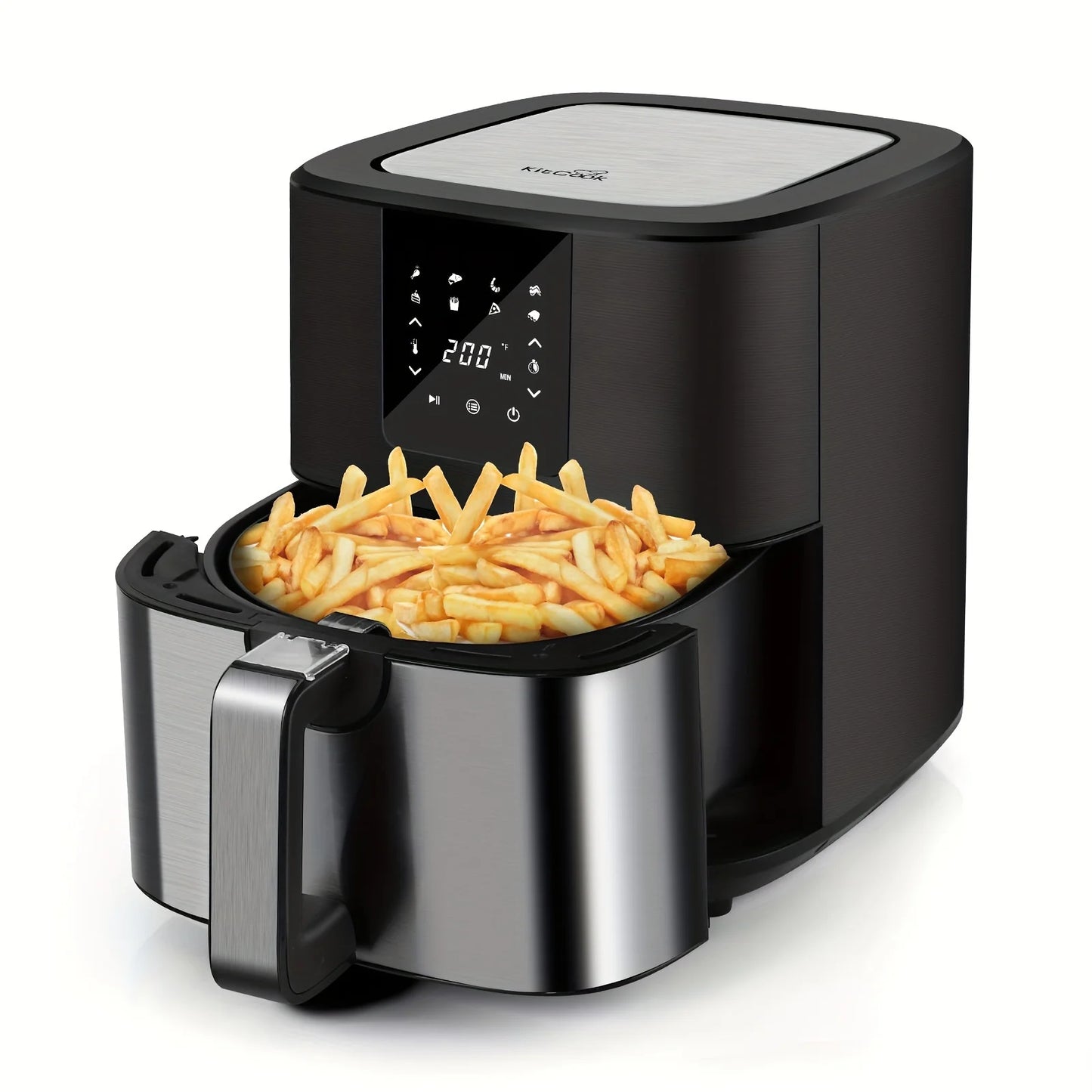 1500W/7QT Air Fryer Cooker w/8 Presets