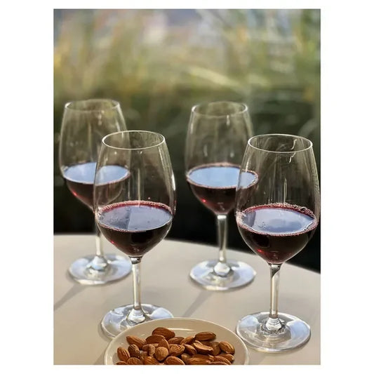 Set of 4 (20oz) Unbreakable BPA Free Tritan Plastic Wine Glass Set