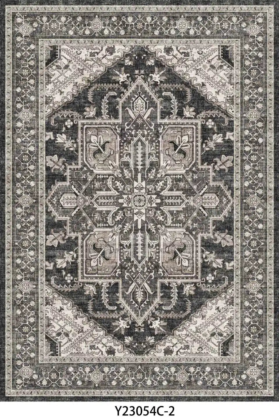 Vintage Washable Turkish Area Rug