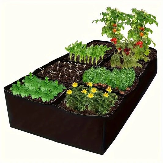 128 Gallon 8 Grid Raised Bed Garden For Growing Vegetables Potatoes Flowers